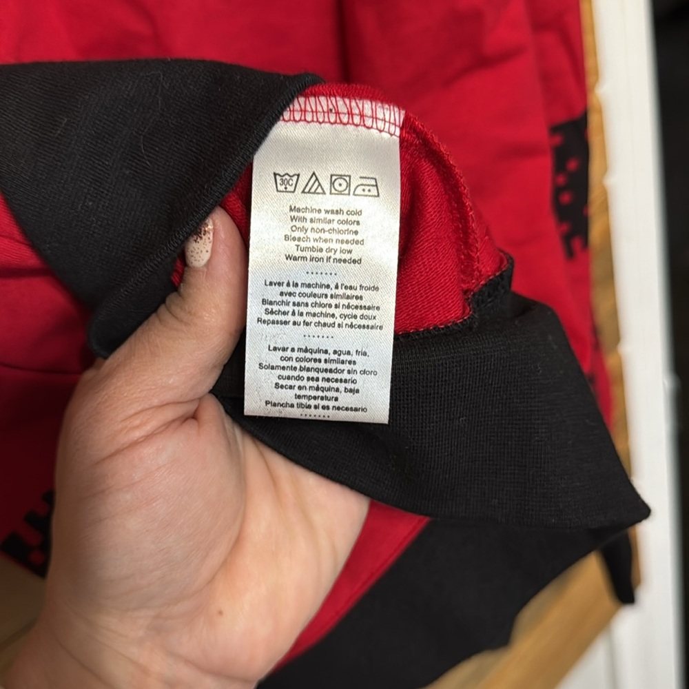 Women's Polaris RZR Long Sleeve Zip Up Red and Black Hoodie Sweatshirt Size: XL - Picture 7 of 8